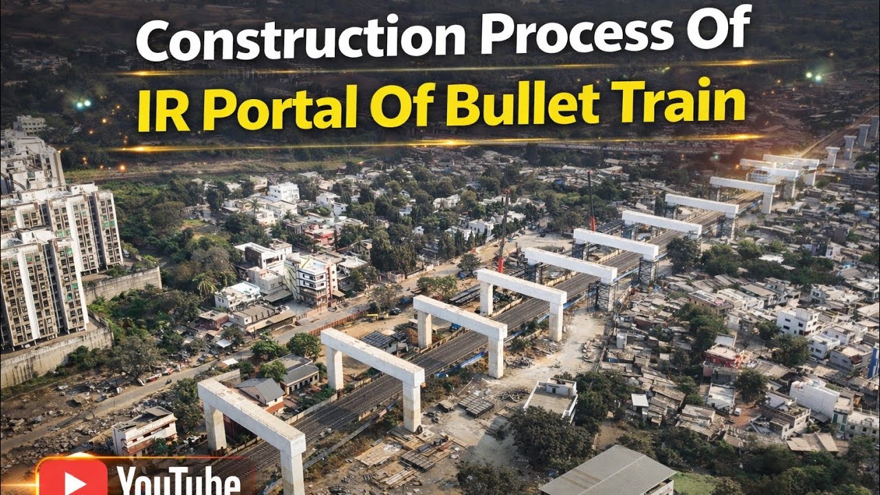 Bullet Train 🚅 Project। IR Portal। First Bullet Train of India। Mumbai-Ahmedabad। @prabhatthakurvlog