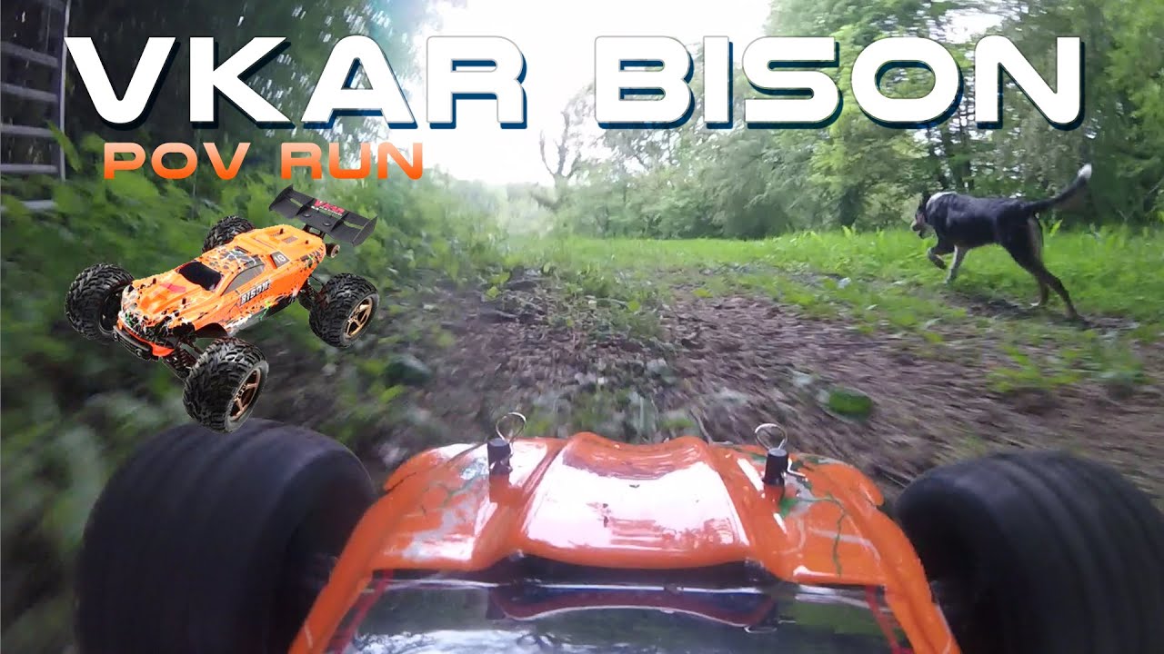POV - VKAR BISON - BRUSHLESS RC Stunt Truck 45+ MPH