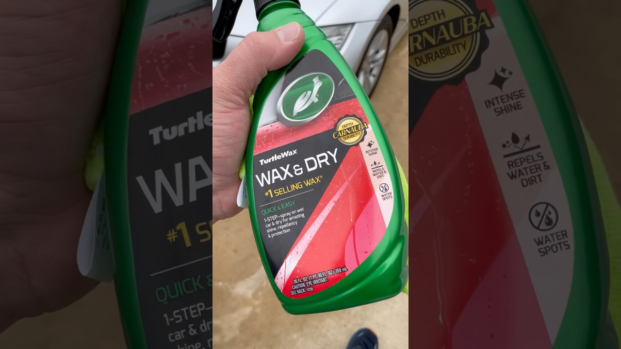 TurtleWax Wax & Dry Spray!