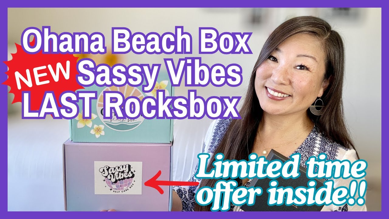 Monday Mashup: Ohana Beach Box | ⭐NEW⭐ Sassy Vibes Self-Care Box | LAST Rocksbox 2024