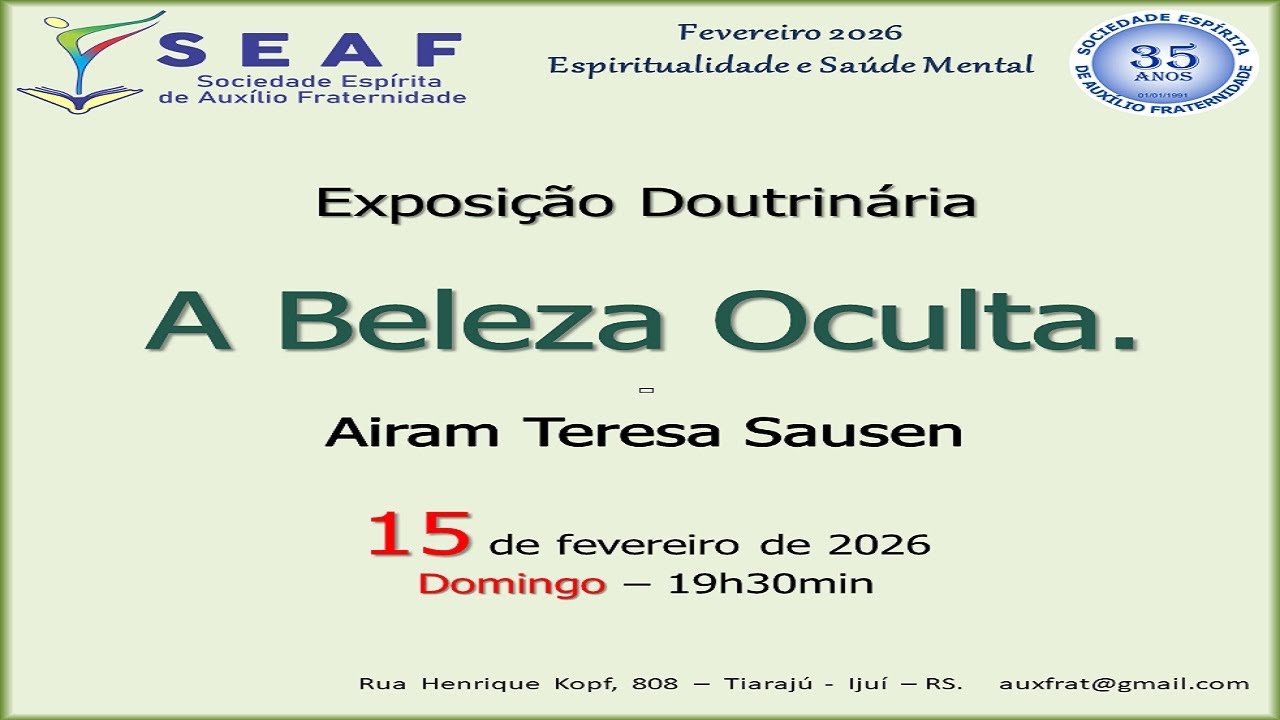 A Beleza Oculta. Airam Teresa Sausen.