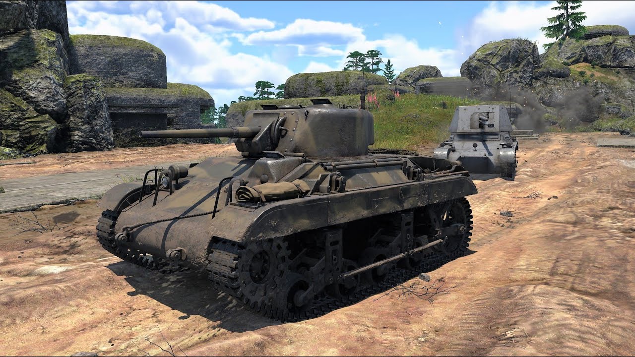 War Thunder: USA - M22 Locust Gameplay [1440p 60FPS]