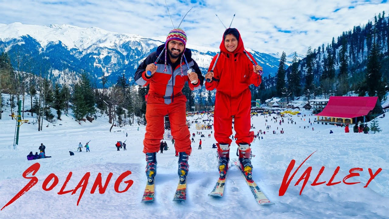 बुरी तरह फिसले इससे 😨 solang valley adventure ||  HP-140