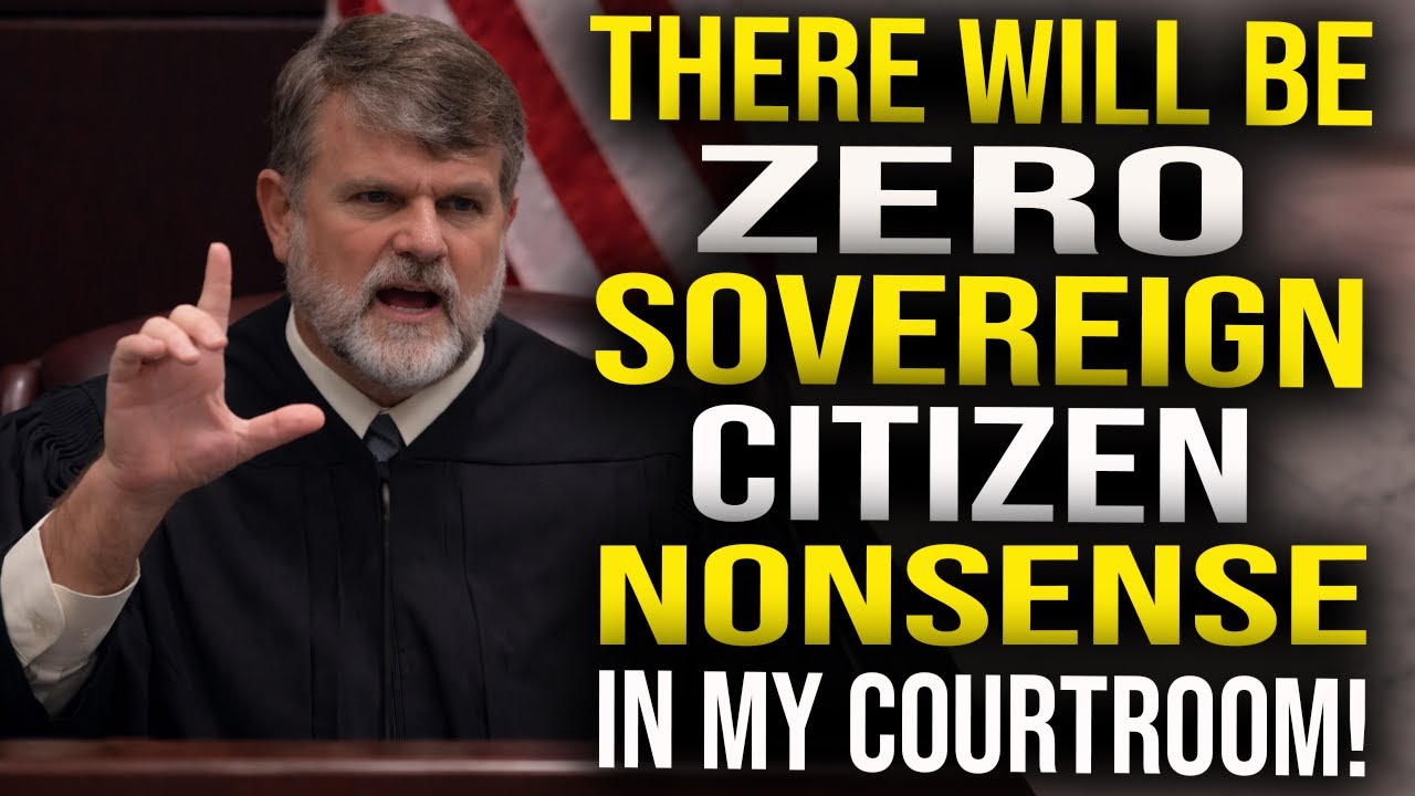 Florida Judge SHUTS DOWN Sovereign Citizen — Courtroom STUNNED