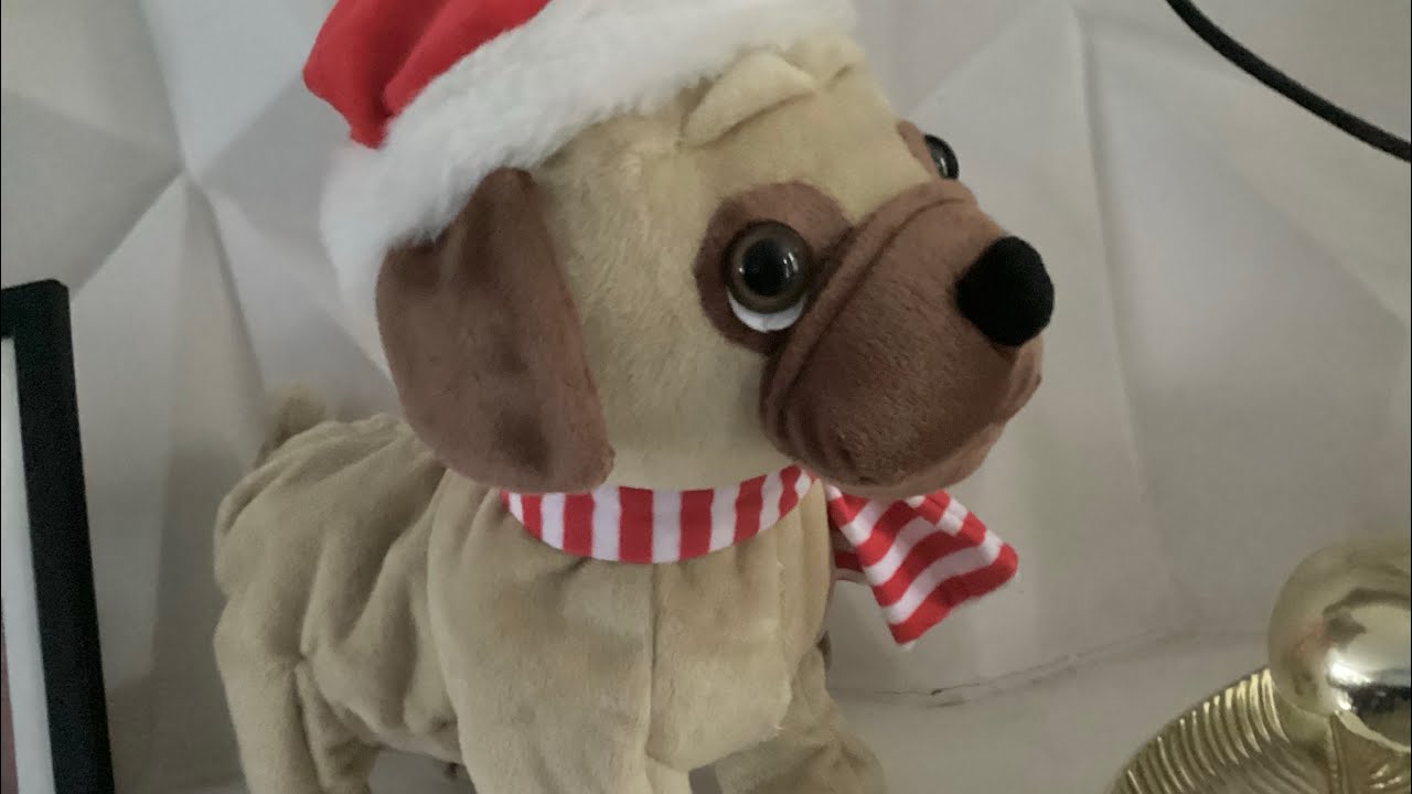 (FULLY REPAIRED) Sound n Light Animatronics | Walking Santa/xmas Dog