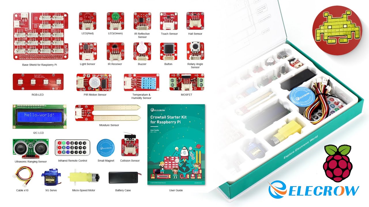 Elecrow Raspberry Pi Crowtail Starter Kit!