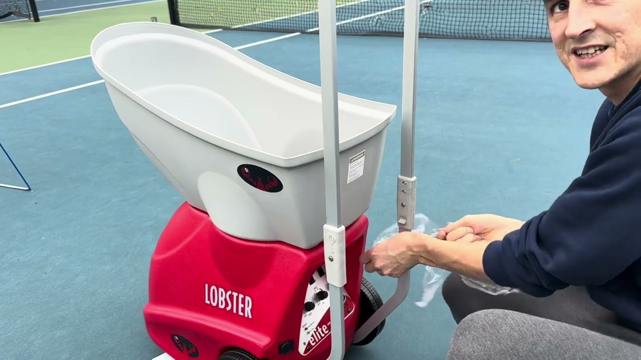 Unboxing Lobster Elite One - Tennis Ball Machine