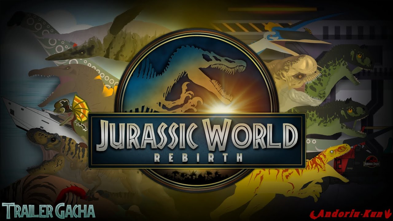 Jurassic World Rebirth | 🦕Trailer Parody🦖 | Gacha Life 2 • Draw Cartoons 2 • Stick Nodes