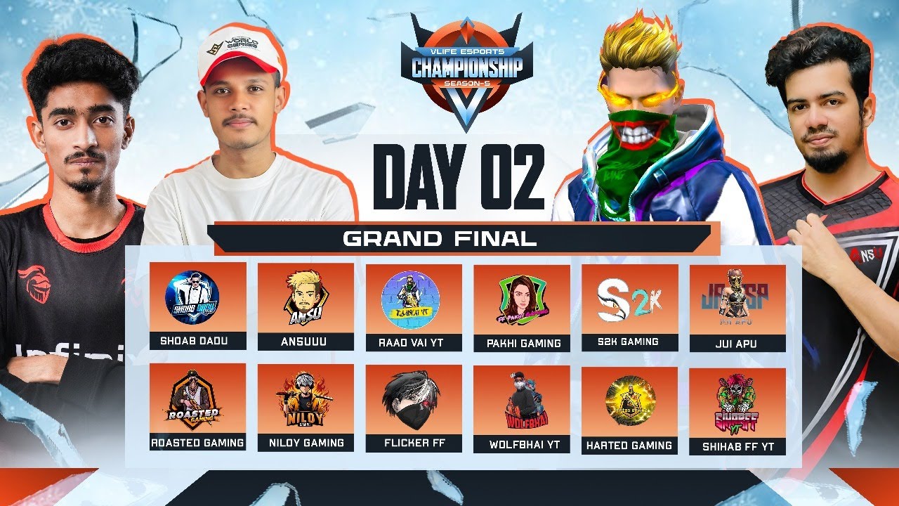[🔴LIVE] VLIFE ESPORTS CHAMPIONSHIP S-5 | GRAND FINAL DAY-02 @raadvaiyt829 @Flickerz7