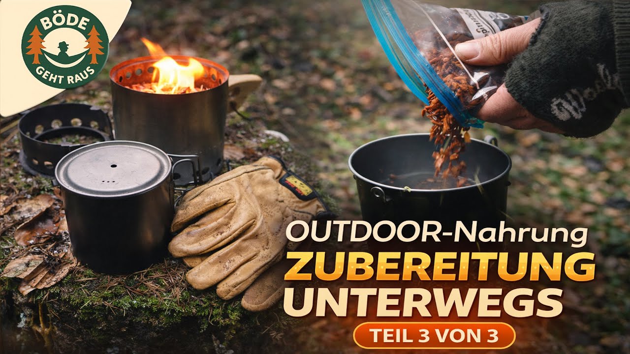 Dörren Teil 3/3 Zubereitung im Wald