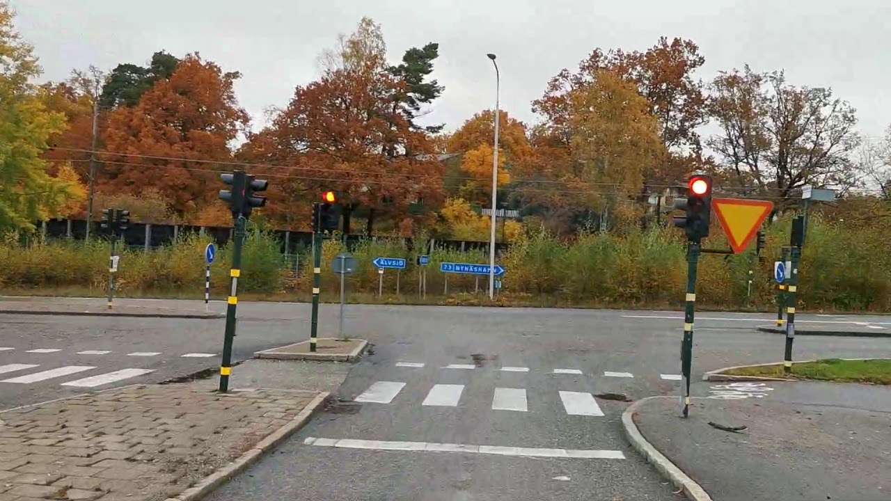 Linje 167 Farsta Centrum mot Älvsjö  ( Stockholm SSV Nyboda Hallen Garage )