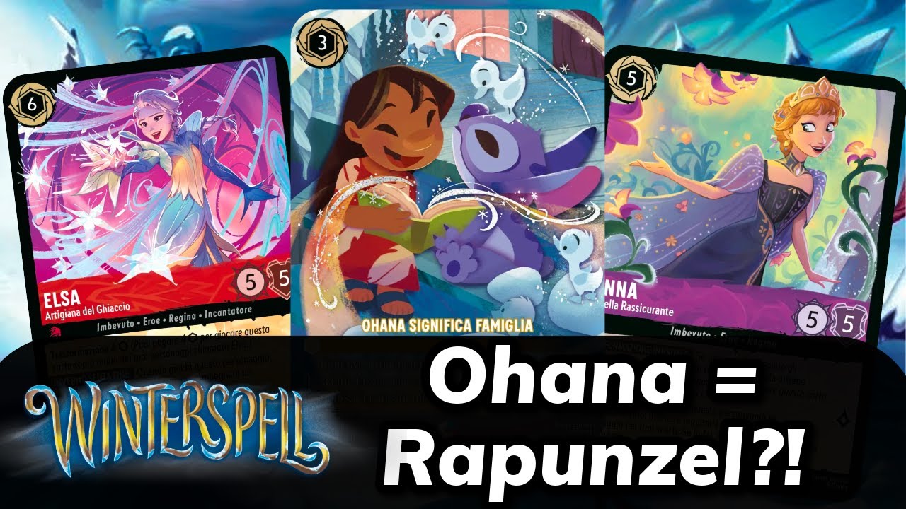 SPOILER parte 2 WINTERSPELL - OHANA SIGNIFICA FAMIGLIA DIVENTA LA NUOVA RAPUNZEL? #lorcana