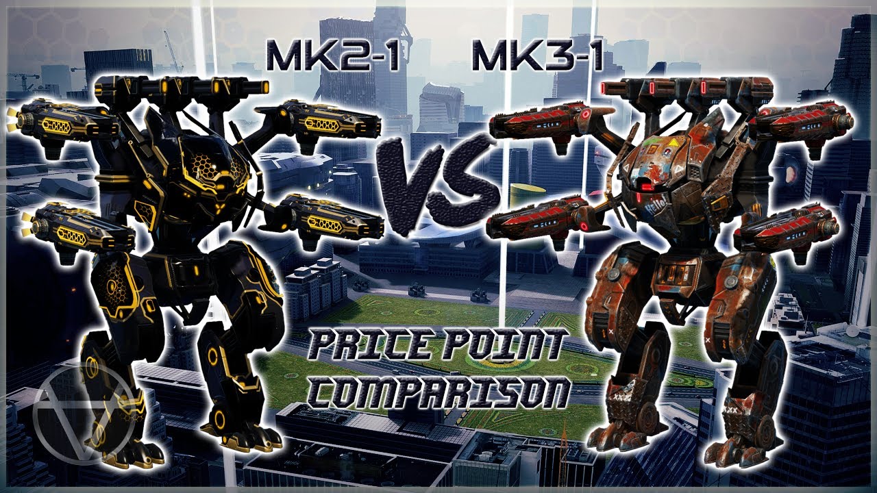UE Corona (Mk2-1) VS Corona (Mk3) – Price Point Comparison | War Robots