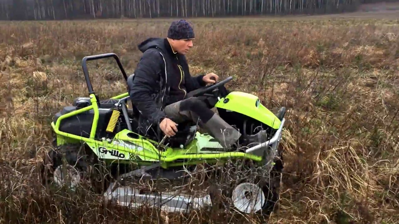 GRILLO CLIMBER 10 AWD 27 - profesjonalna kosiarka / karczownica z napędem 4x4 / realizacja w szkółce