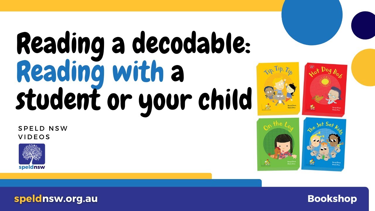 Reading with your student or child.  SPELD NSW Reading Decodable Books Series