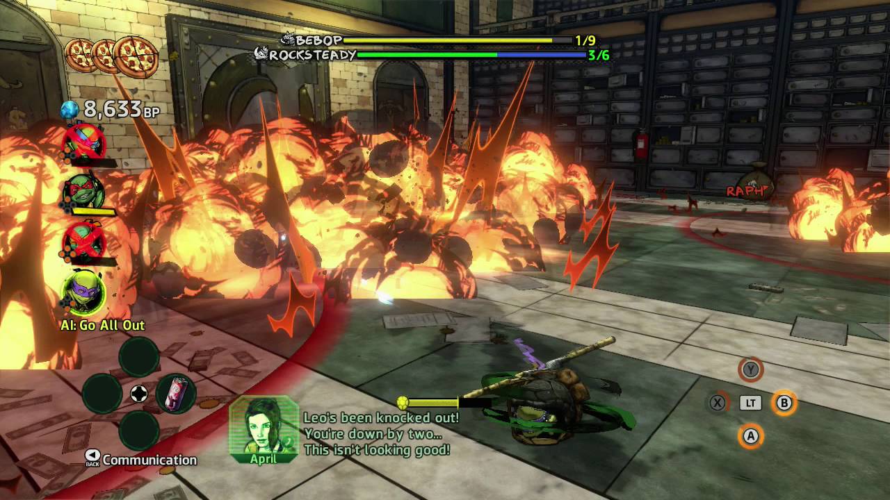 TMNT-Mutants in Manhattan (Bebop and RockSteady) No Damage/Donnie Only Solo Very Hard