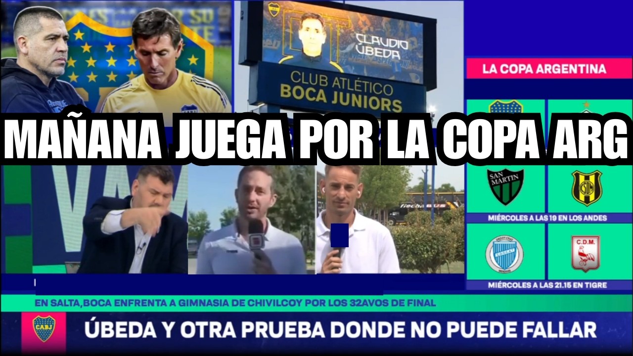 SORPRESA El 11 de BOCA que Pone Ubeda para la Copa Argentina