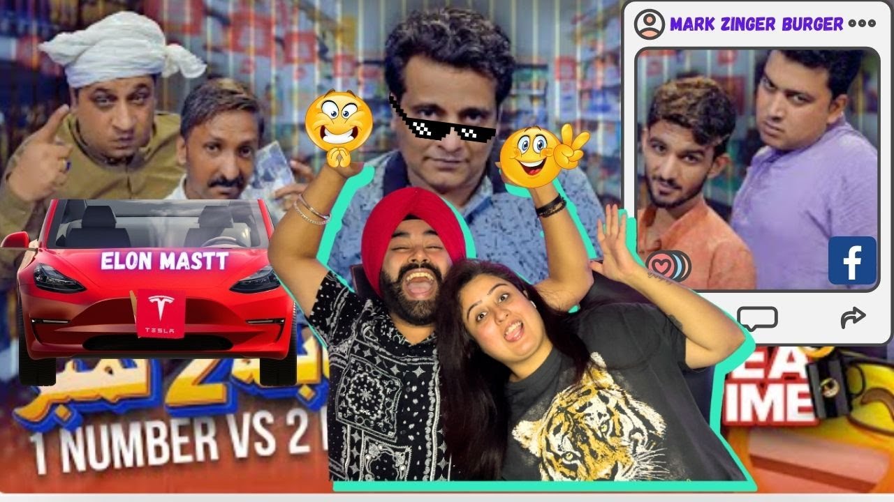 PUNJABI REACTION ON Ustaadji Ne Kita Aamna Saamna~Elon Mastt Te MarK Zinger Burger Da l Sunke Zara 😅