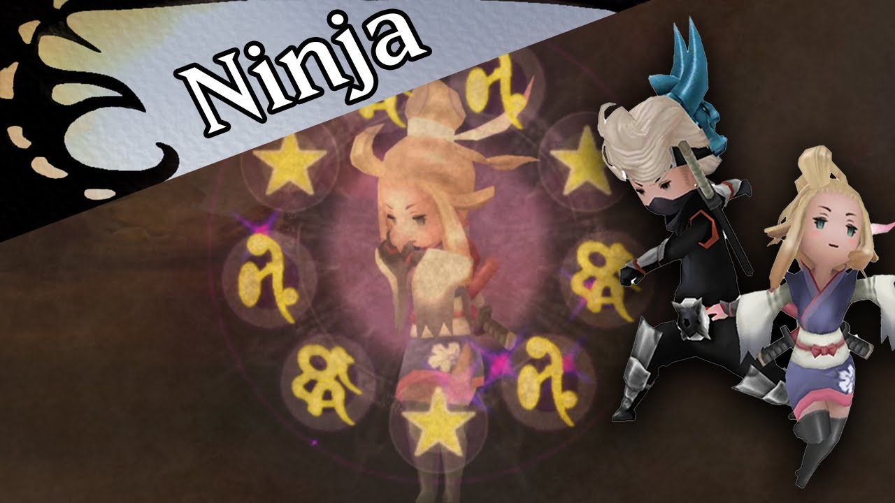 Bravely Default — обзор работы ниндзя