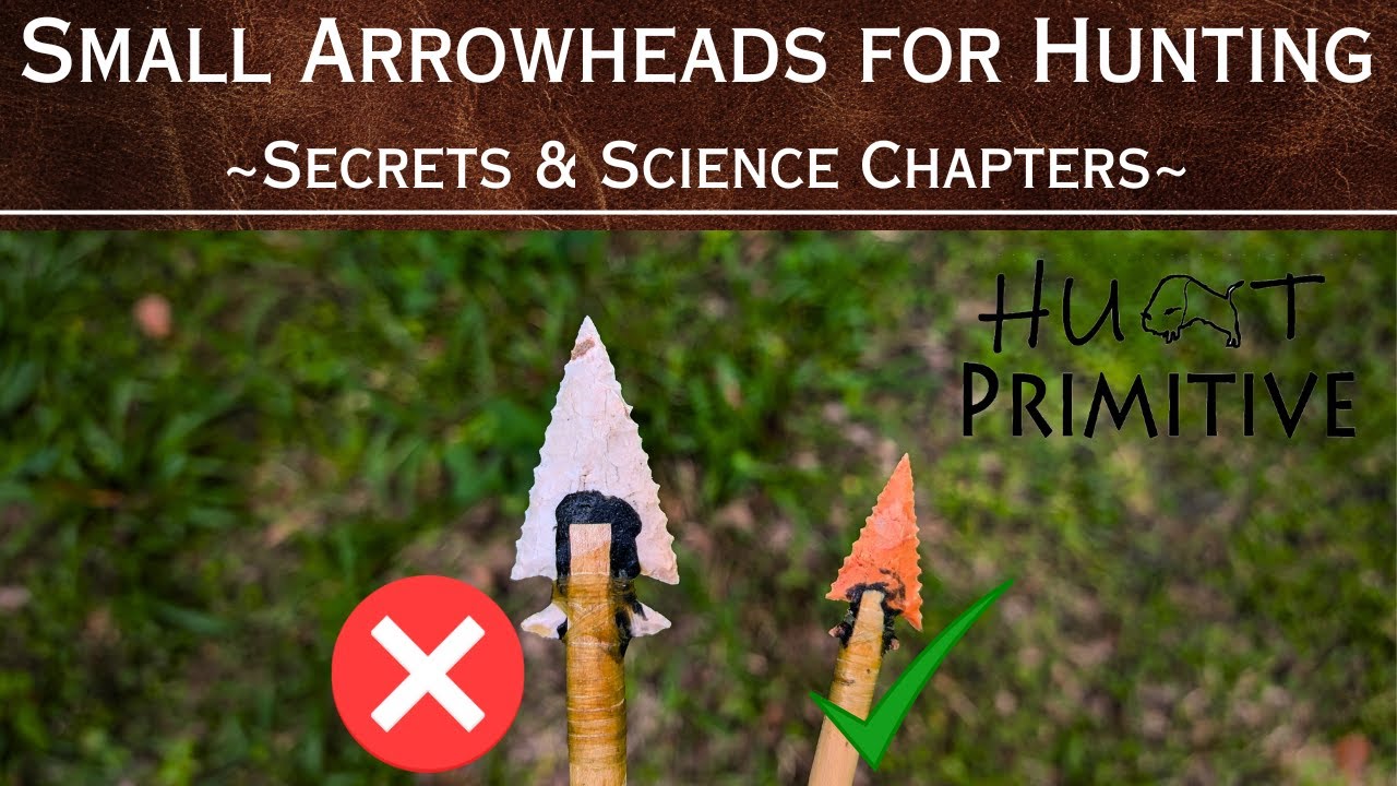 Small ArrowHeads for Hunting BIG animals