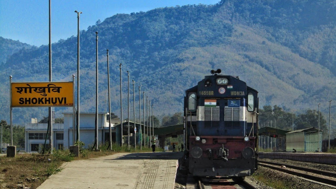 NAGALAND TRAIN JOURNEY : GUWAHATI to SHOKHUVI Complete Train Journey || Indian Railways !!