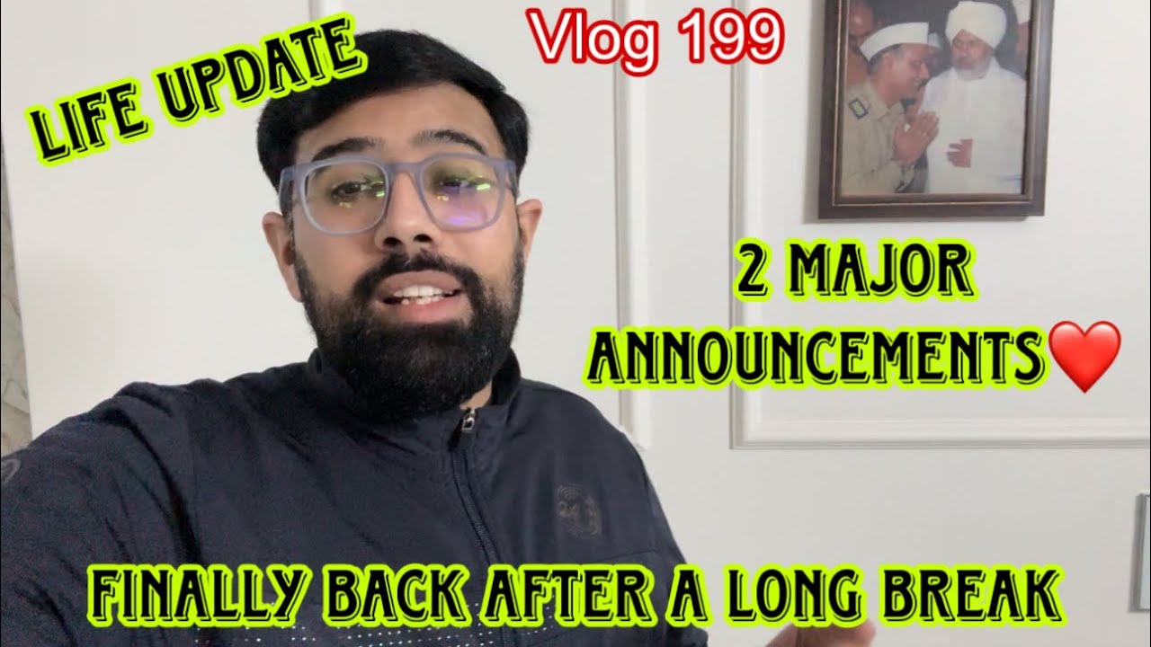 Finally Back After a Long Break || 2 Major Announcements || Life Update✨ || Vlog 199 || Divinesoul 