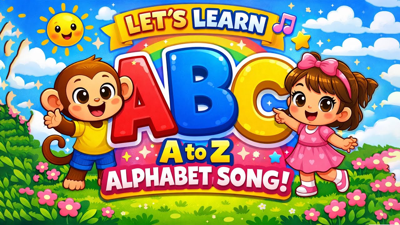 A to Z Alphabet for Kids | ABC Song & Animation | Kids Educational Video