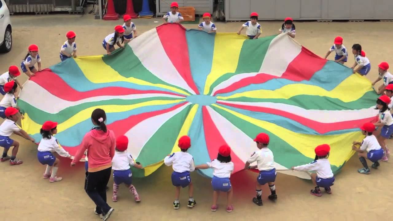 浪商幼稚園　年長組パラバルーン2014♪