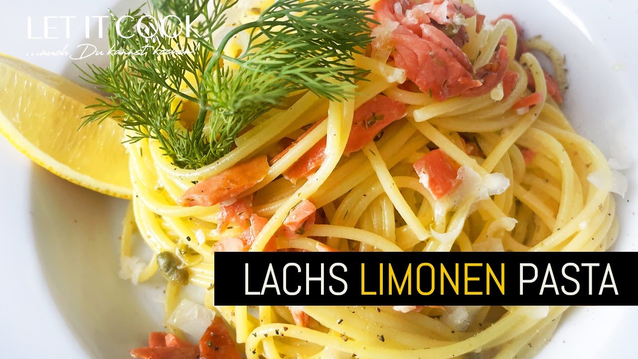 Sommerliche Limonen - Wildlachs Pasta