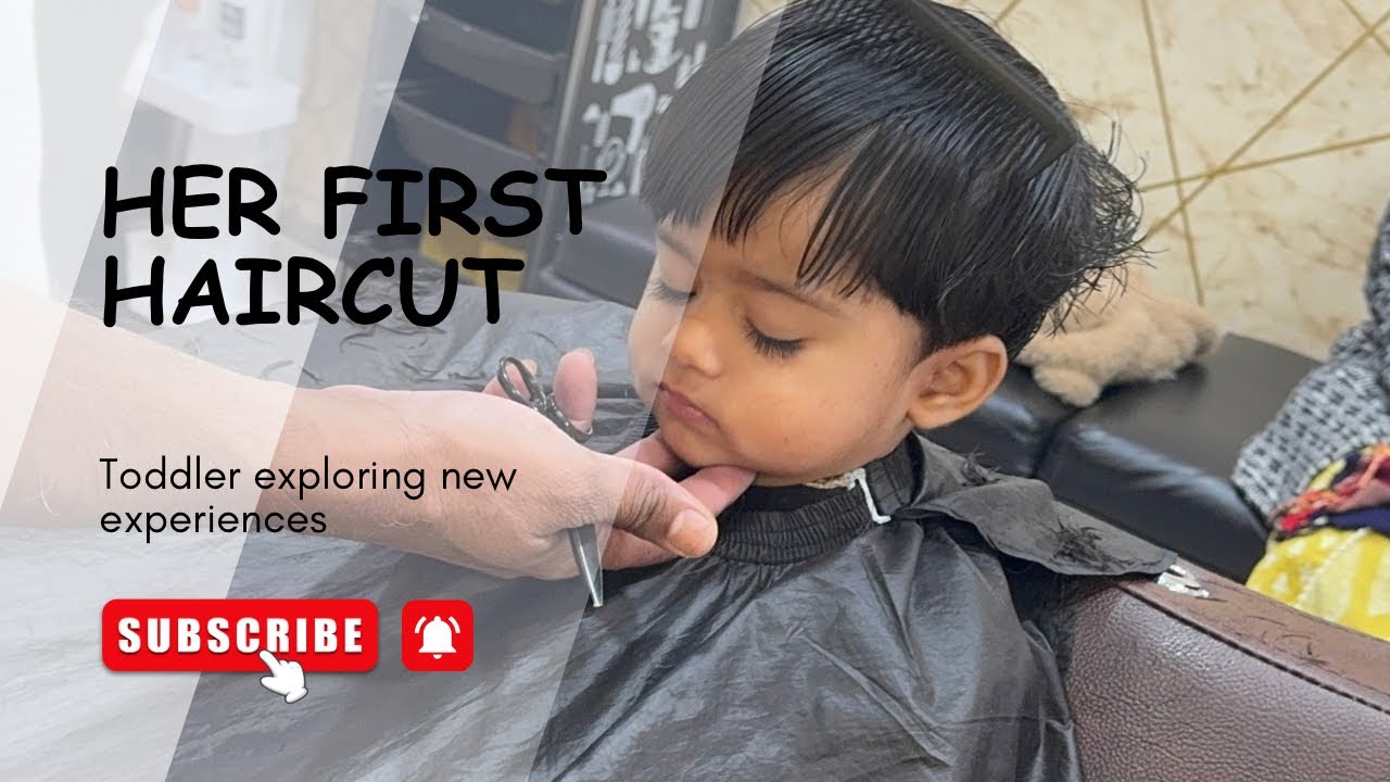 Our Toddler’s First Salon Haircut | Big Milestone, Big Emotions | Sweet Memories #toddleradventures 