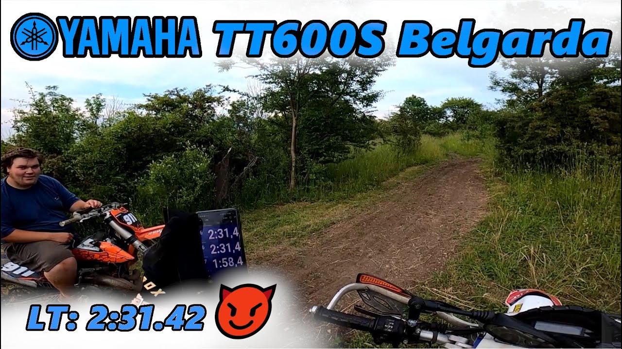 TT600S Belgarda - Trať 1,4km rekord 2:31 😈