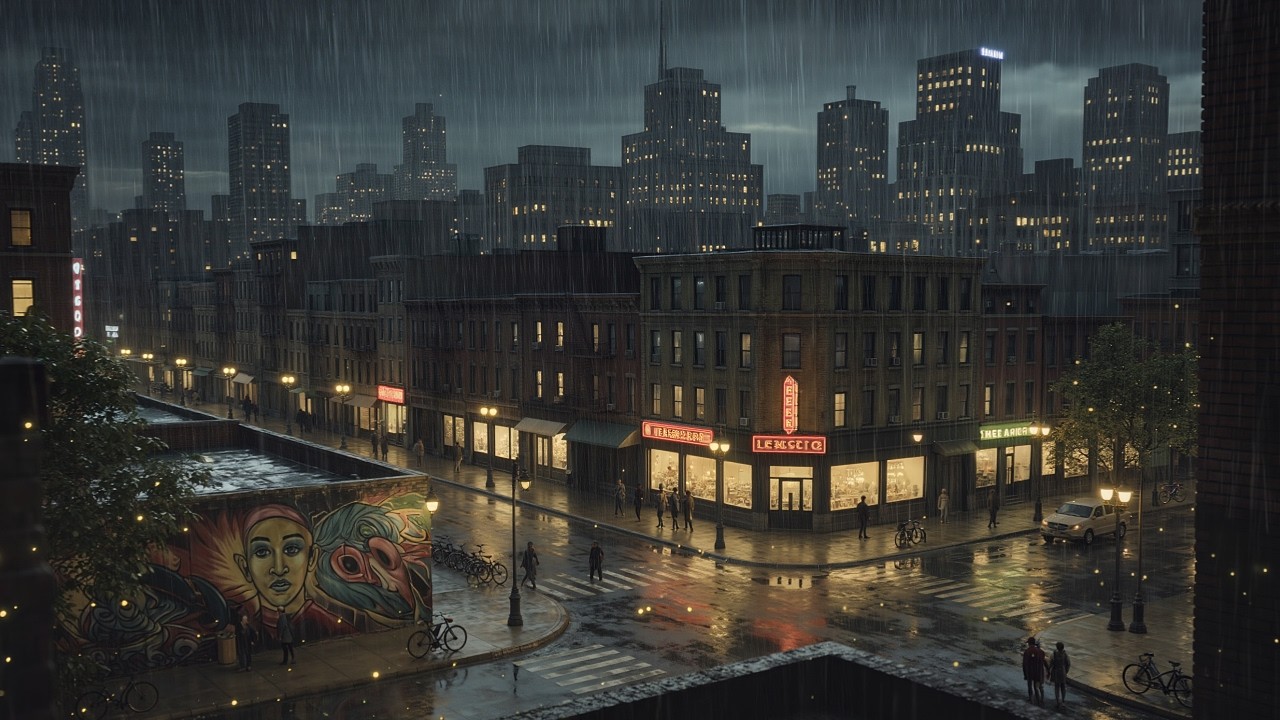 Midnight Reflections in the City Rain  3‑Hour Chill Jazz Instrumental Mix