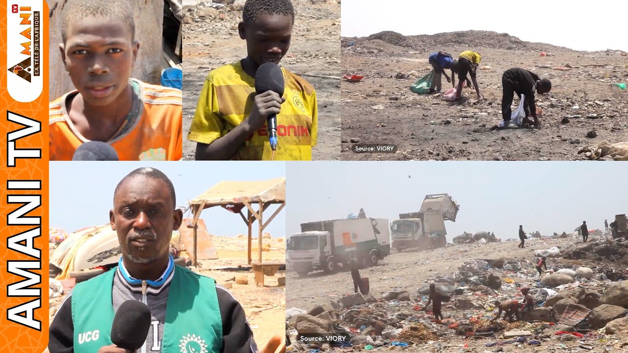 Décharge de Mbeubeuss au Sénégal: des enfants en danger pour survivre dans les montagnes de déchets