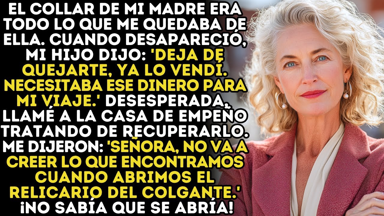 Vendieron El Collar De Mi  Madre Para Financiar Sus Vacaciones De Lujo. La Casa De Empeño Me Llamó…