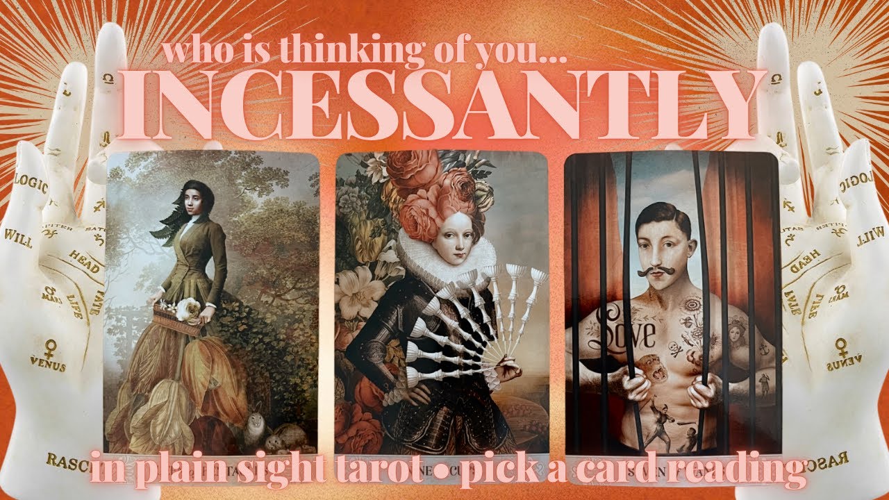 PICK A CARD: 😶‍🌫️ WHO IS THINKING OF YOU INCESSANTLY? 💭