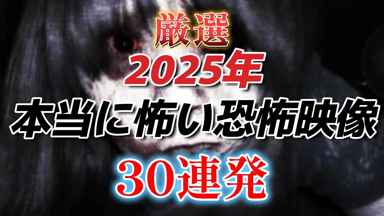 【Youtube限定総集編】恐怖の60分！本当に怖い恐怖映像30連発