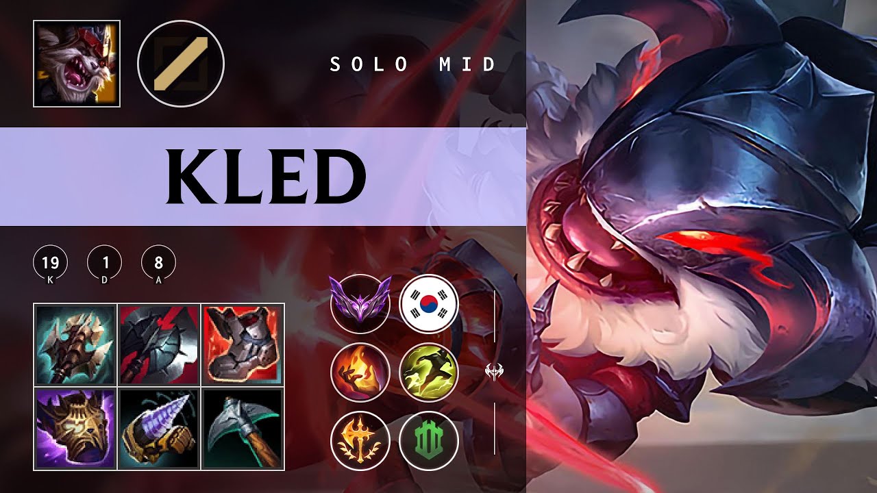 Kled Mid vs Jayce - KR Master Patch 25.24