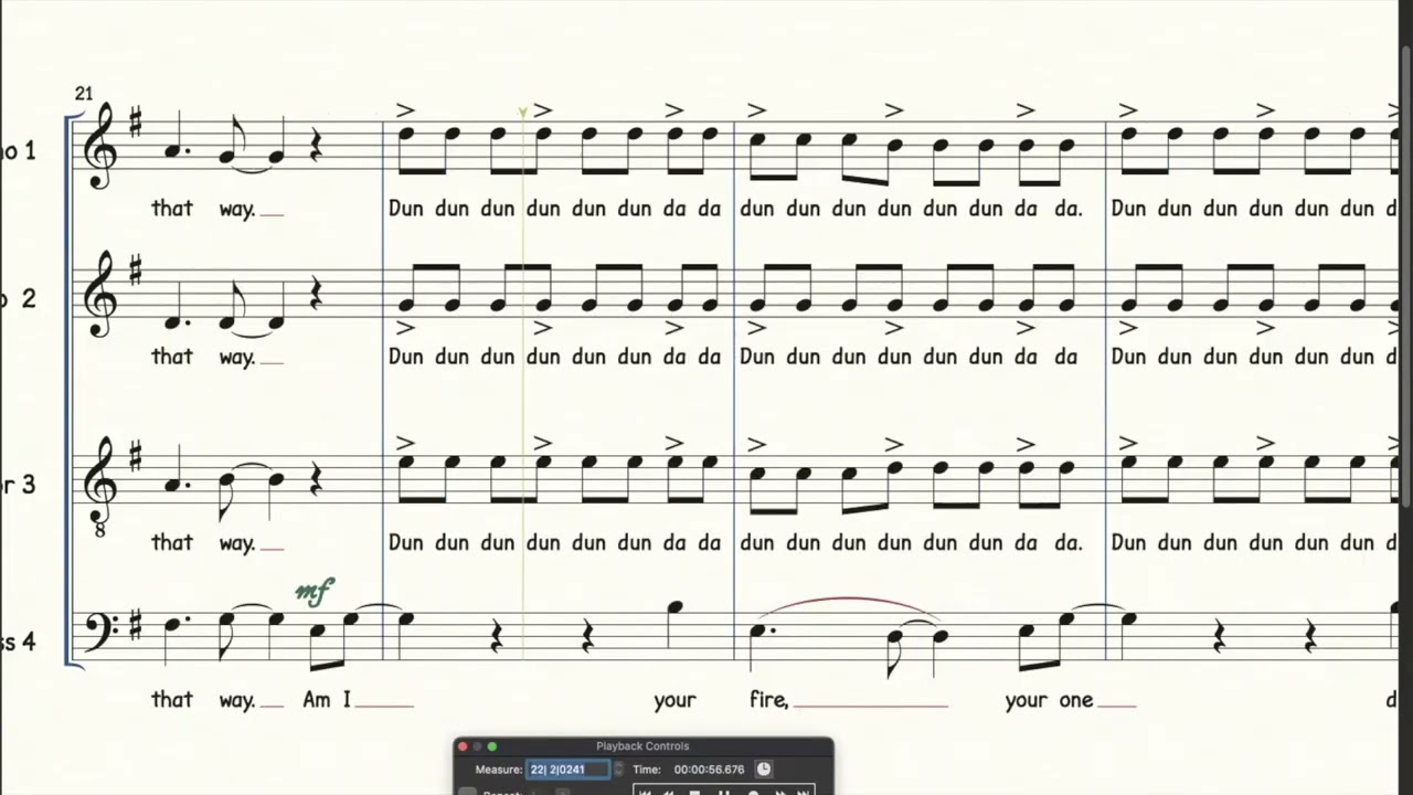 Alto I Want It That Way Arranged by Nathan Howe