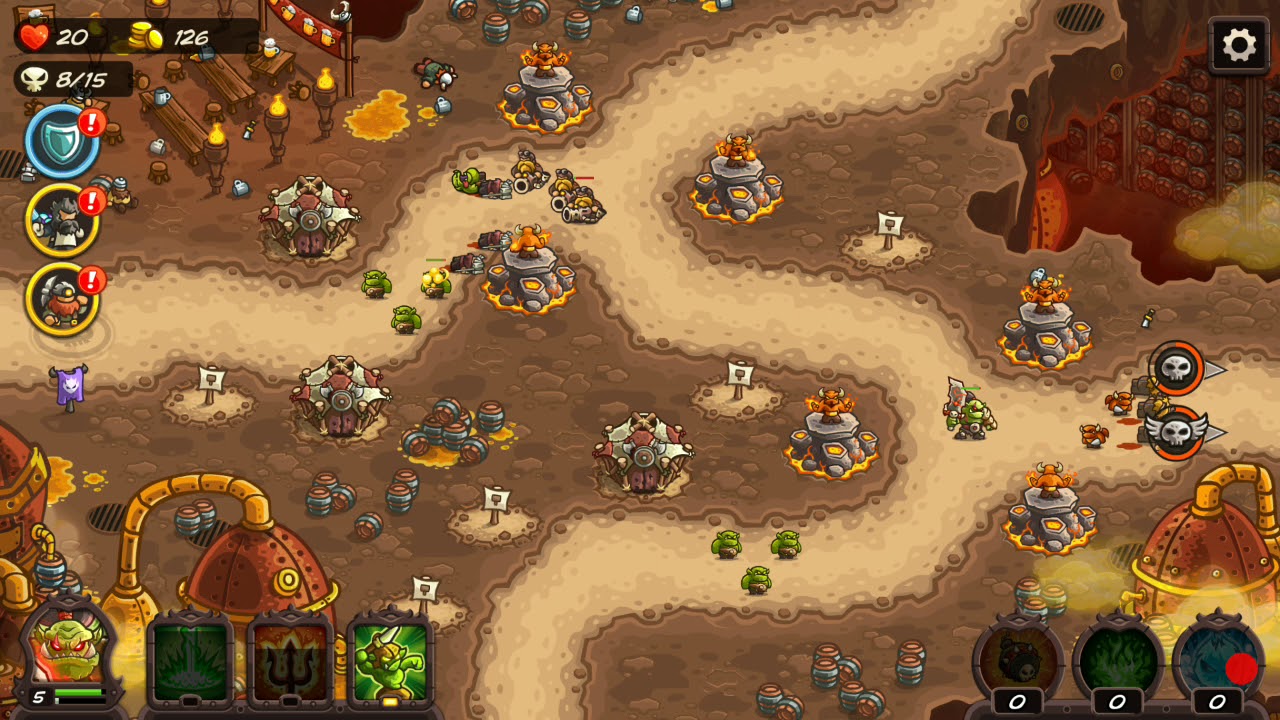 Kingdom Rush Vengeance - Golden Brewery - Campaign 3 Stars