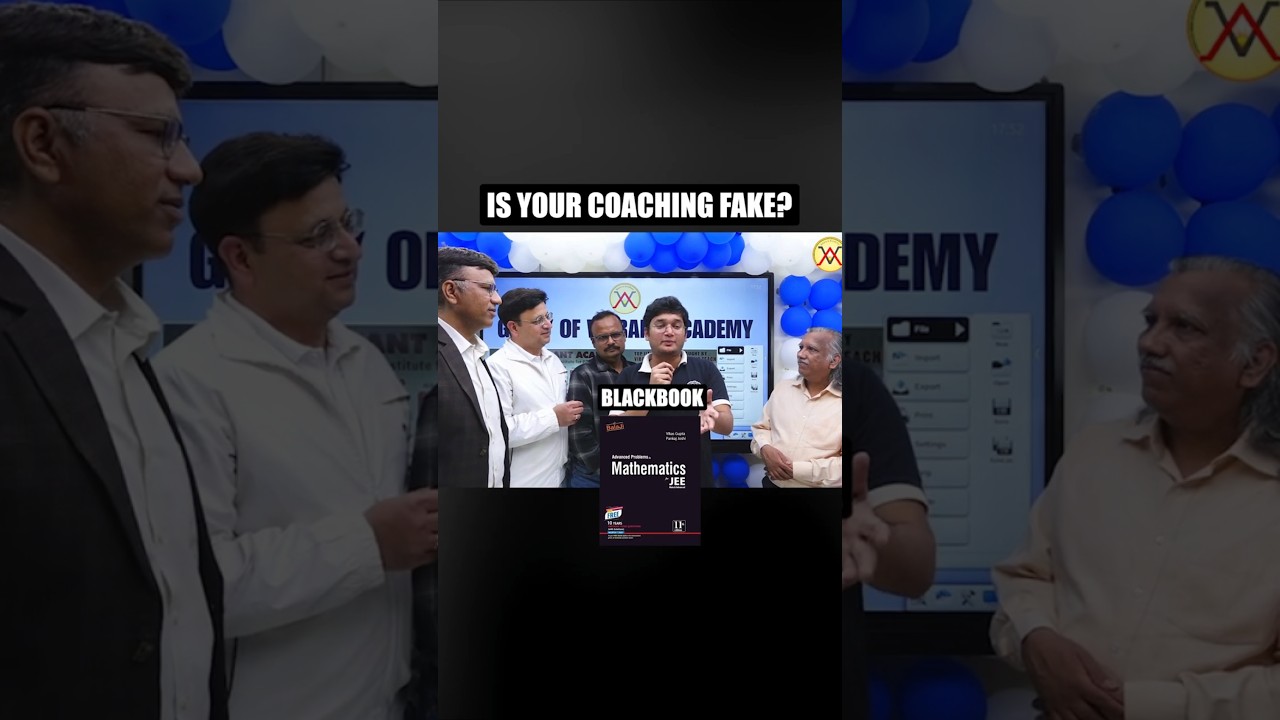 Is your coaching fake?? #jee #iit