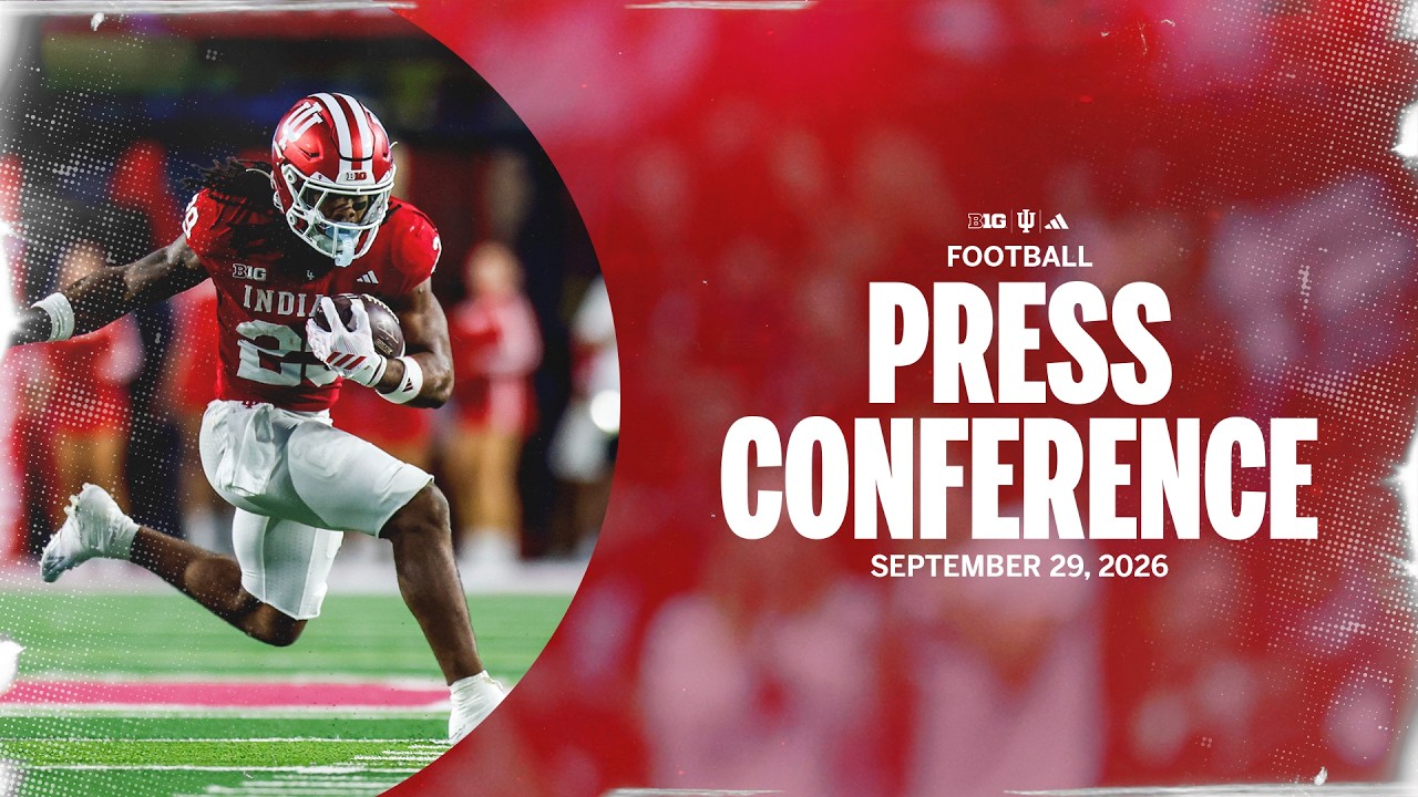 Indiana Football | Lee Beebe Jr. Press Conference | 9/29/26