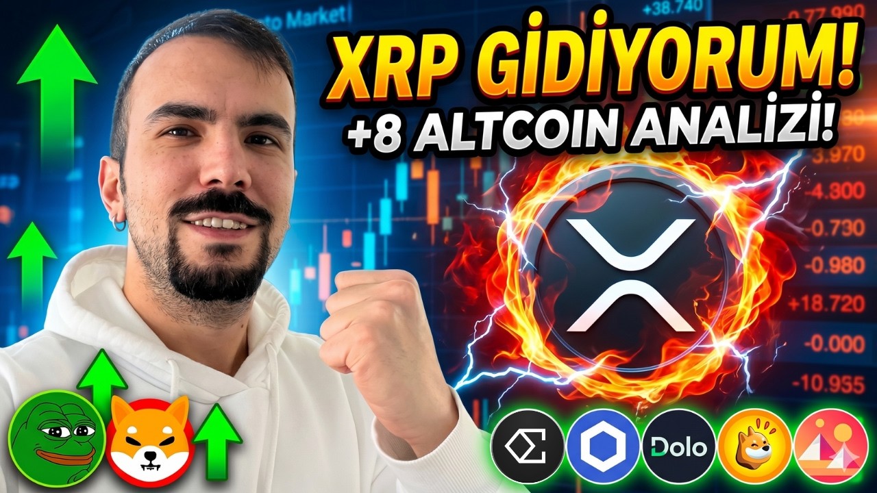 🚀 XRP GİDİYORUM DİYOR! ENA, PEPE, SHIBA Y&Uuml;KSELEBİLECEK 8 ALTCOIN ANALİZİ!