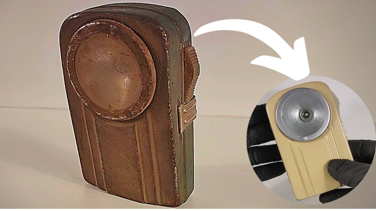 Old and Rusted Flashlight Restoration