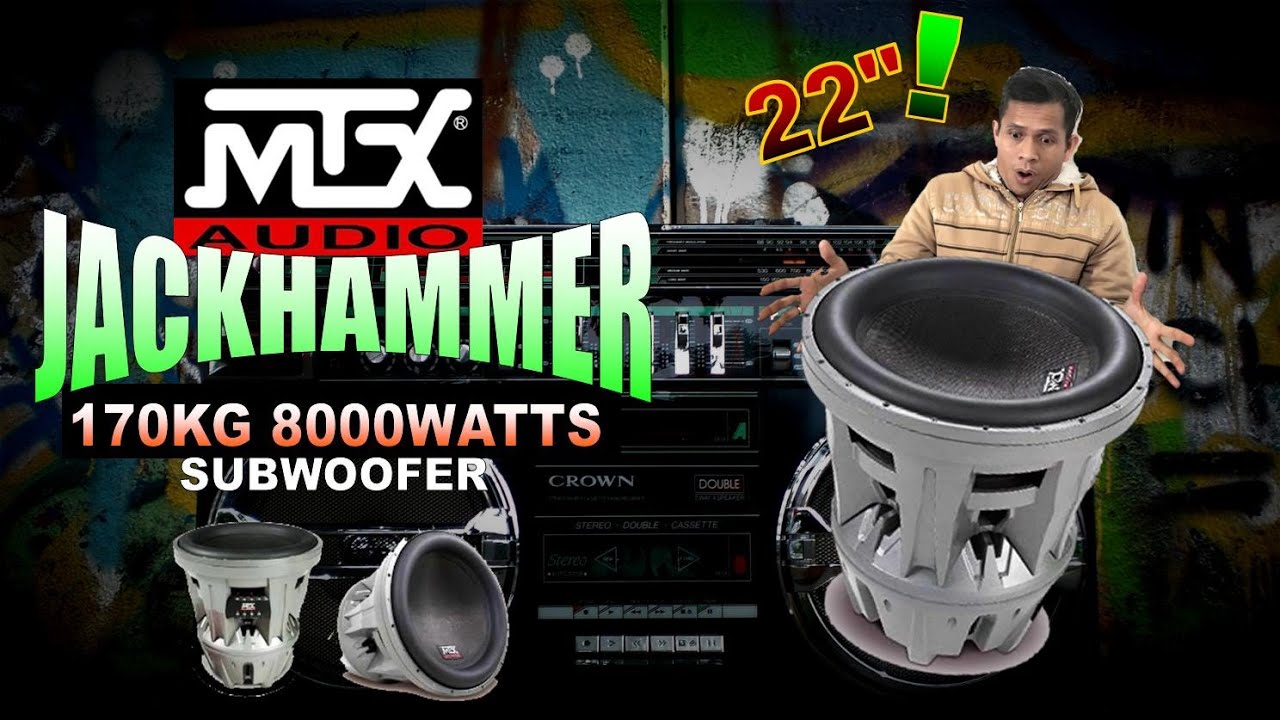 Di Mabenta Kasi Di Kaya Buhatin?😱😱 170kg Subwoofer MTX JACKHAMMER 22