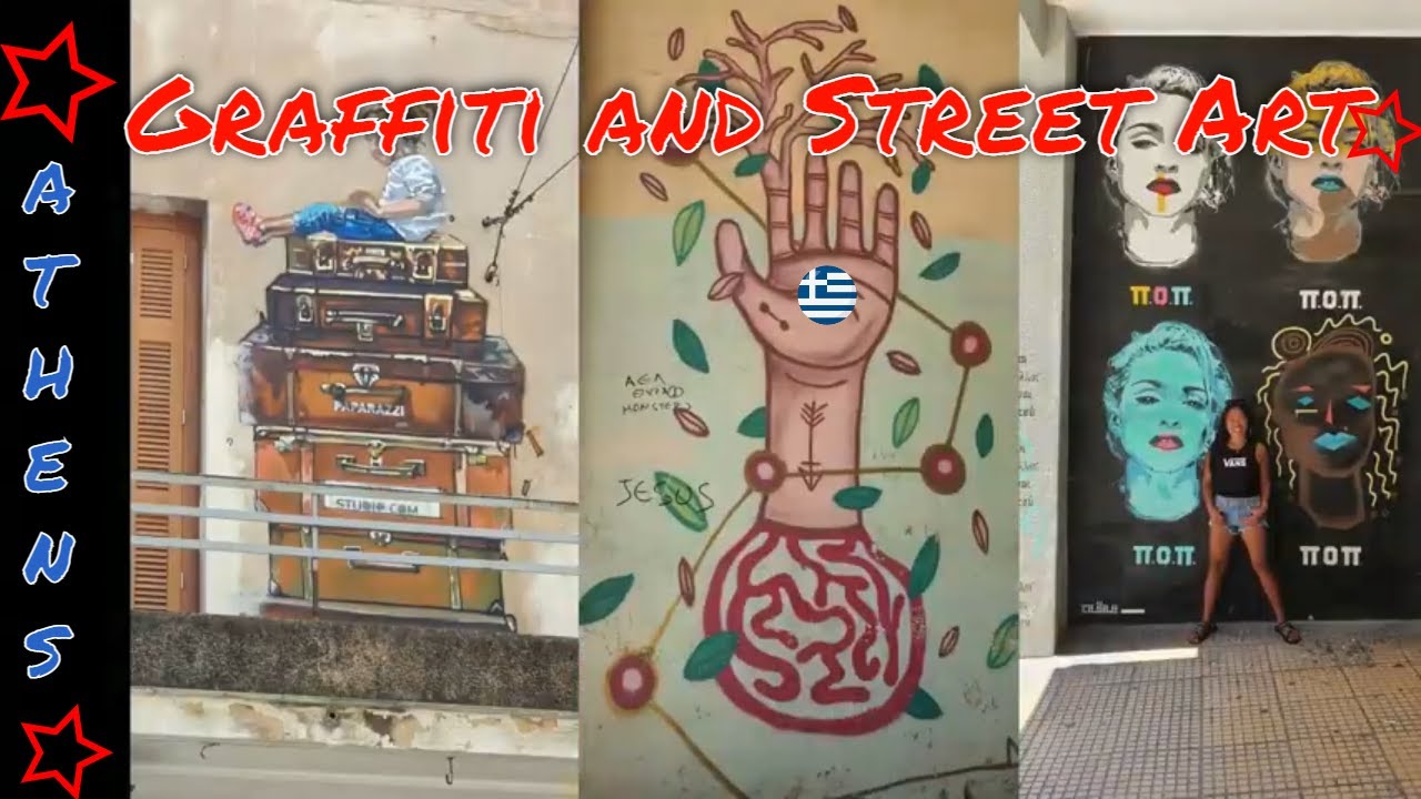 Street Art and Graffiti in Athens, Greece|| Street art walks || Mads