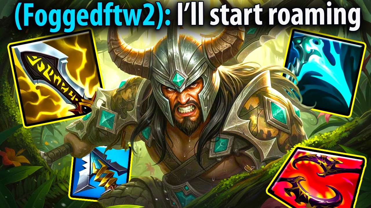 TRYNDAMERE MID BUT I ROAMED THE ENTIRE GAME