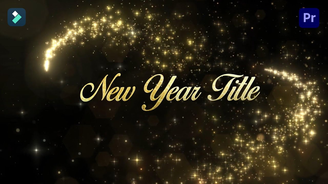 Create an Awesome Golden Dust Title Opener in Filmora & Premiere Pro