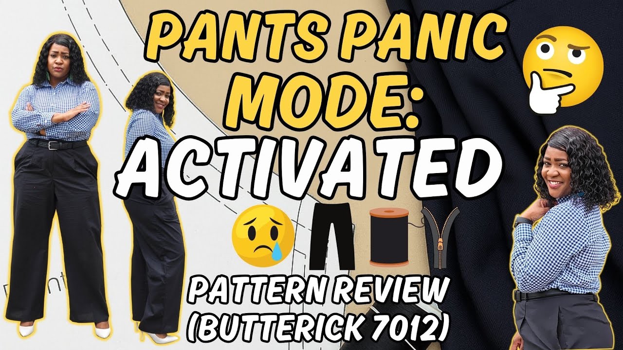 Pants Panic or Pants Perfection (Butterick 7012) - The Pants Pattern Review | Butterick 7012 (B7012)