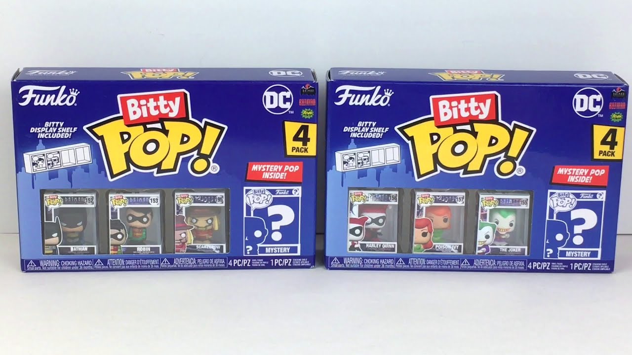 Funko Bitty Pops: Batman DC Comics Series Packs ~ Unboxing & Review