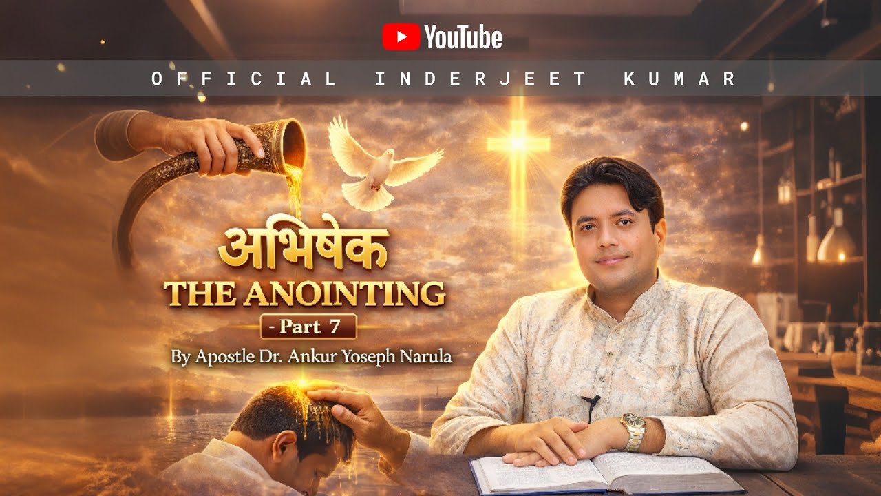अभिषेक | THE ANOINTING Part -7 | Sermon | Apostle Dr. Ankur Yoseph Narula | Inderjeet Kumar